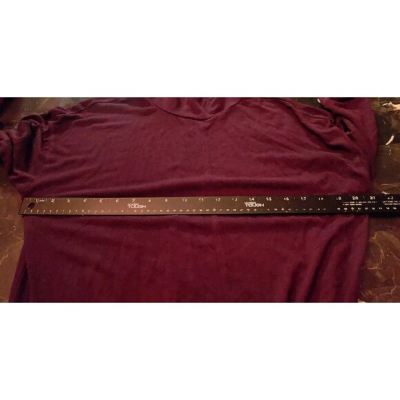 Jennifer Lopez Twist-Front Turtleneck Top Womens Large L Blouse Top Fall Winter - Picture 7 of 9